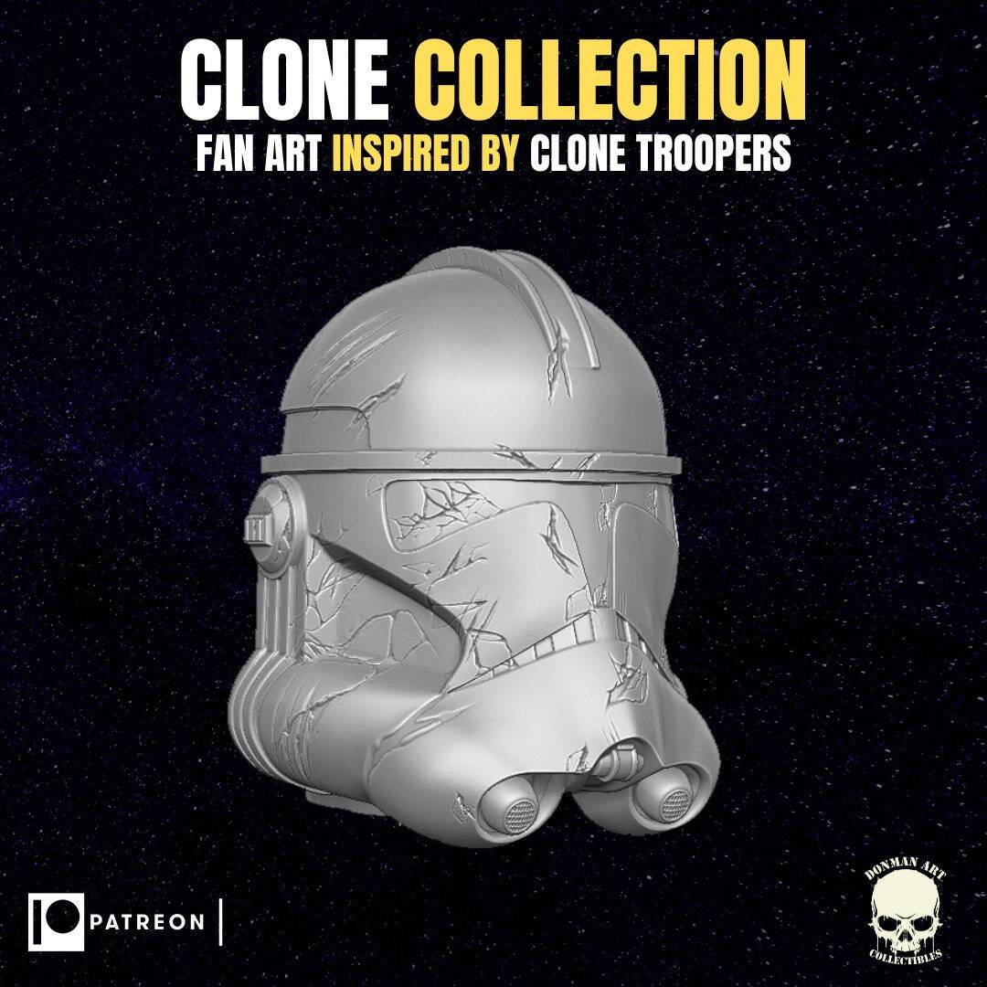 Clone Trooper Head (1:12 Scale) Star Wars black series, mezco, GI Joe Classified