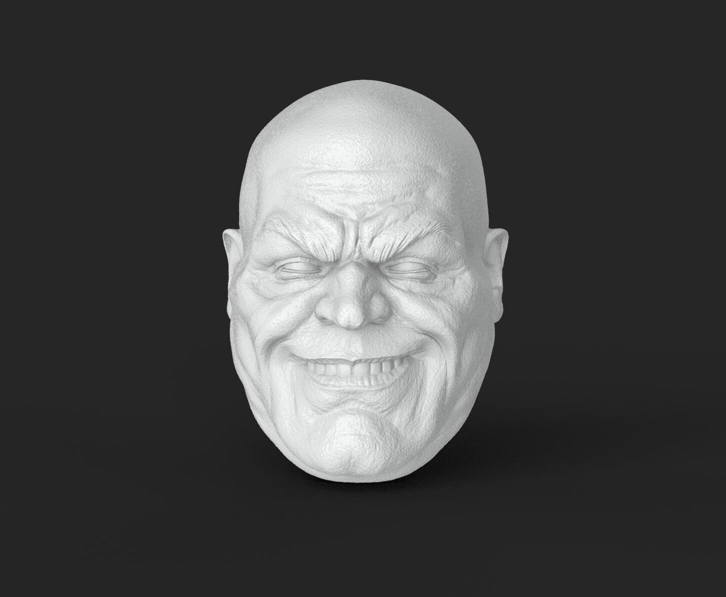 Wilson Fisk Kingpin head sculpt marvel legends, GI Joe Classified, mezco, black