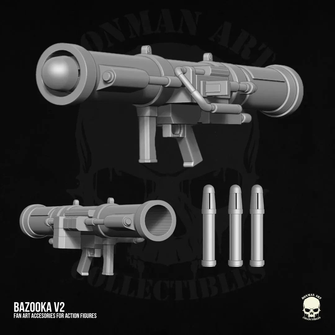 scale Bazooka Set 1:12 Toy Accessory custom action figures.