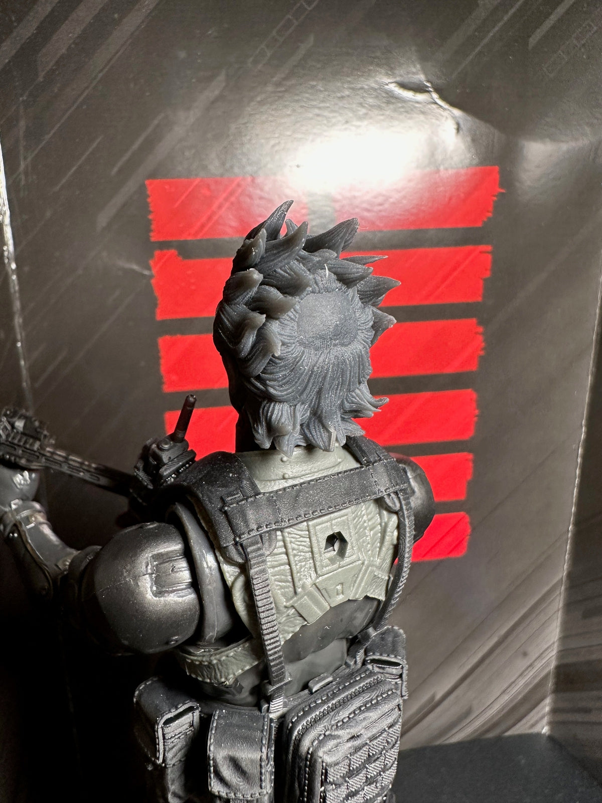 not Rick Sanchez 1/12 scale head unpainted GI Joe Classified, mezco, neca, blac