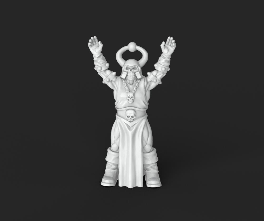 HeroQuest Chaos Sorcerer- Miniatures Unpainted 32mm Dungeons and Dragons