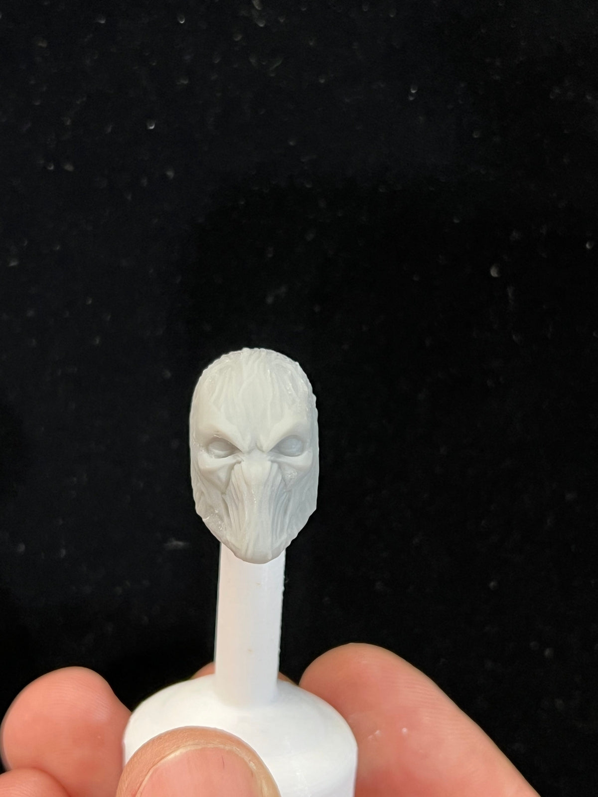 Spawn head sculpt 1:12 mezco, Marvel legend, black series
