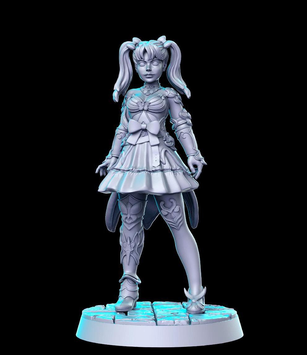 Anime Series Vol 13 Full Set DnD Miniature, Tabletop RPG DnD Mini, D&D Figurine