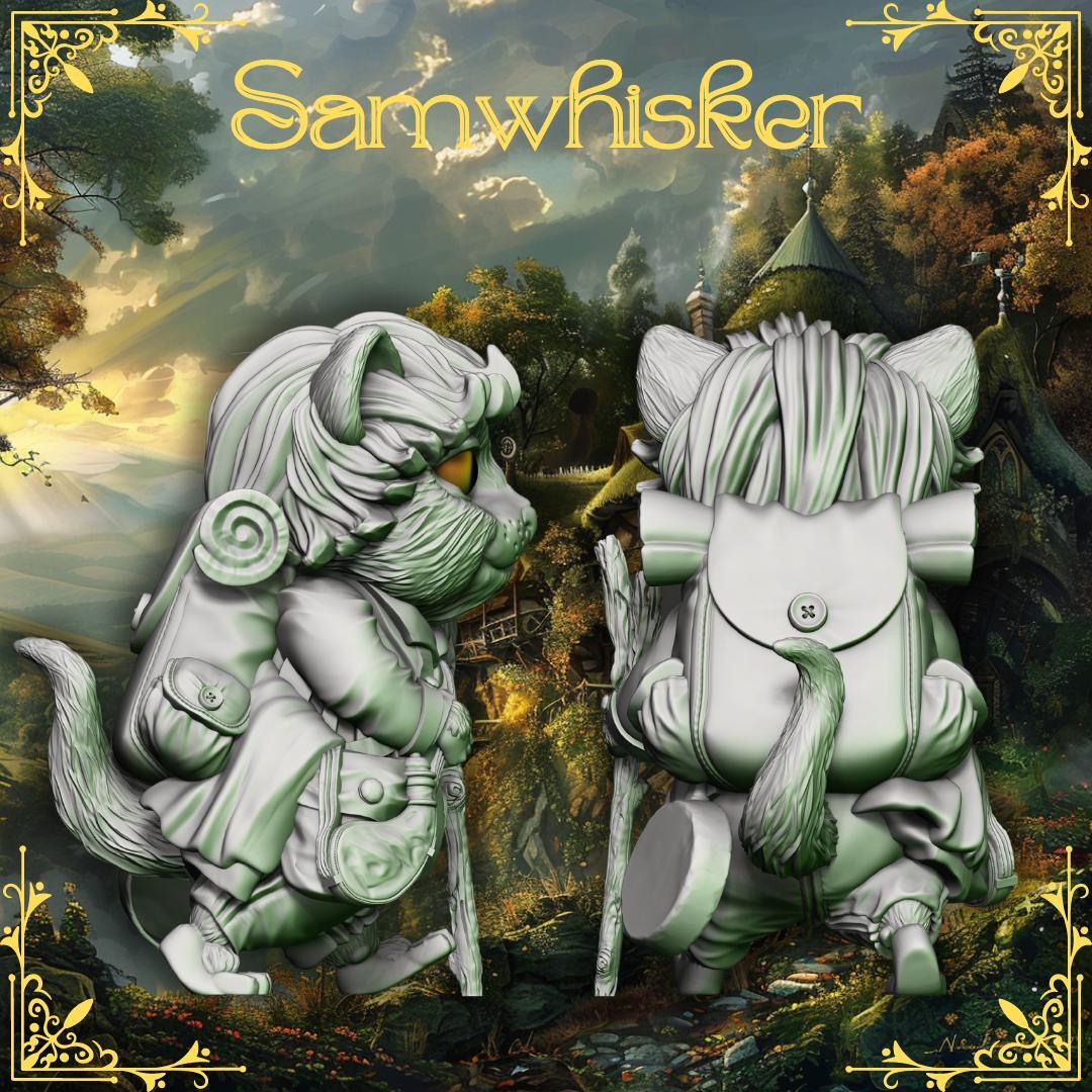 Lord of the Cats -- Samwhisker |45mm Mini |LOTR Samwise Gamgee|
