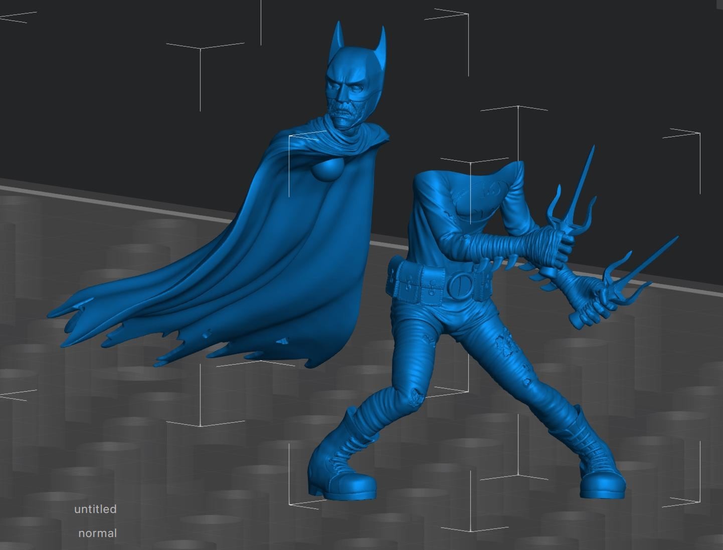 Necrobat Zombie ZOMBIE-CON : The Walking Nerds 32mm gaming miniature batman