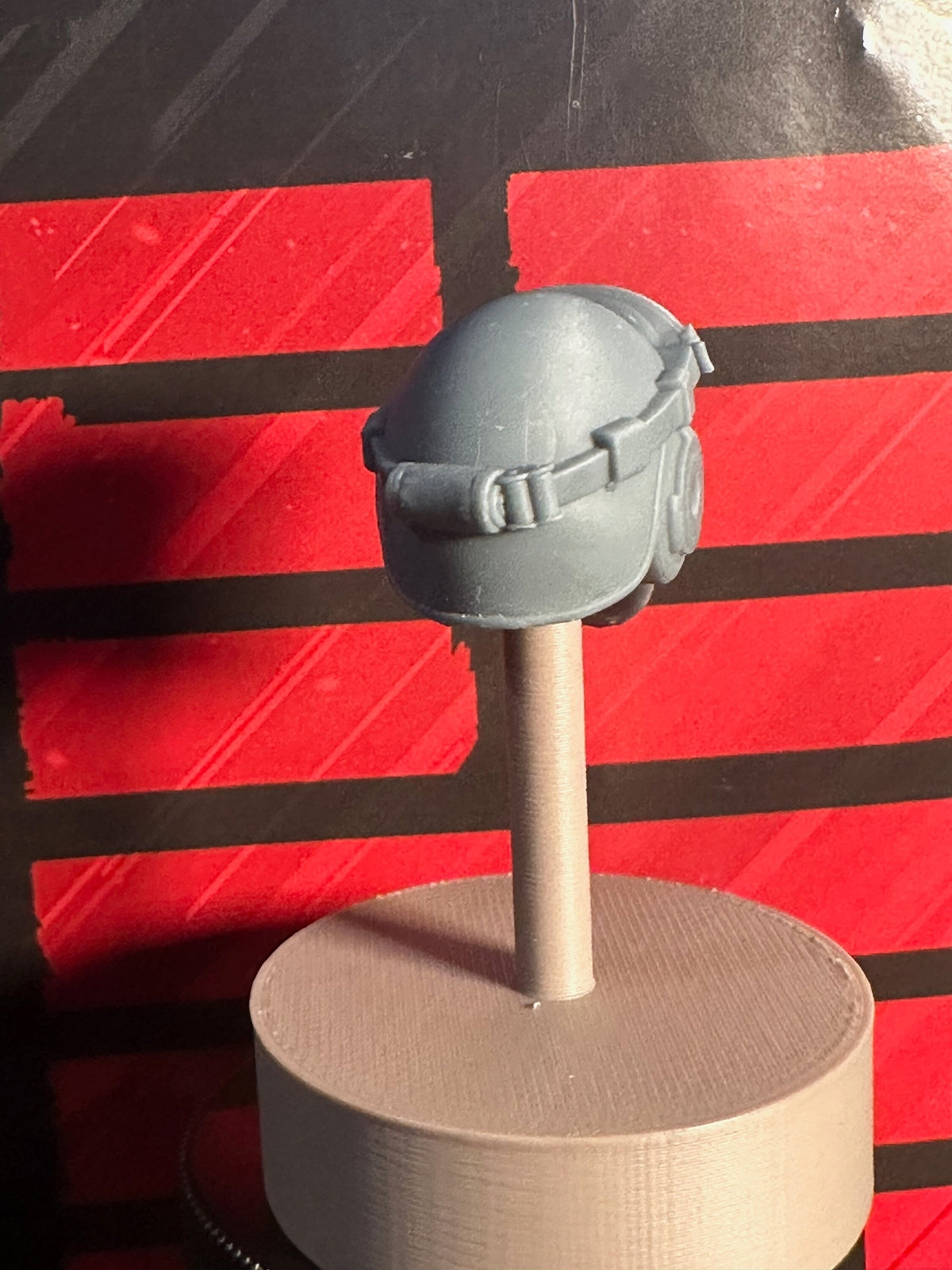 Cobra Snow Serpent Viper Helmet GI Joe Classified 1/12 scale head unpainted 1:1