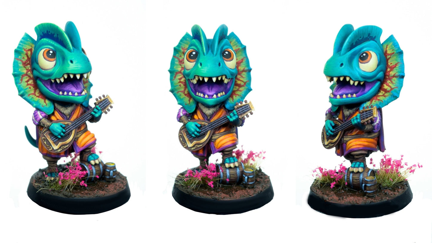 HeroQuest Diplodocus Dino Bard - Miniatures Unpainted 28/32mm Dungeons and Drag