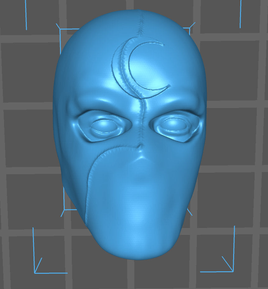 Moon Knight 3D printed head sculpt Marvel Legends 1/12 scale head