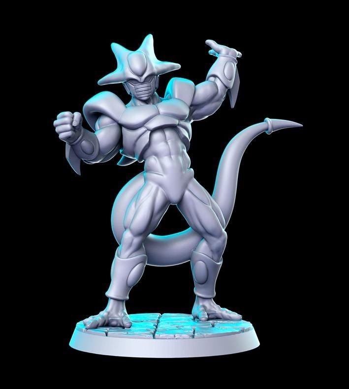 Anime Series DnD Miniature Set: Fantasy Tabletop RPG Figures