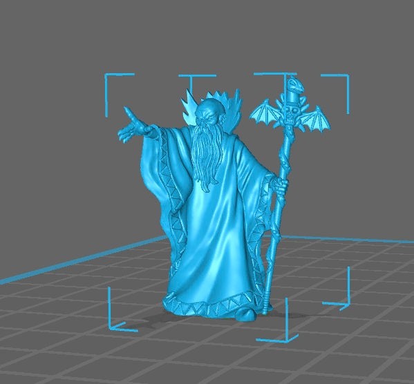 Kelek the Cruel Villain DnD Cartoon Show Miniatures Unpainted 28mm or 33mm Dung