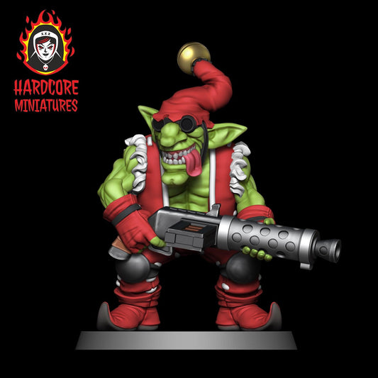 Santa Goblin : 32mm table top mini army builder Gobla