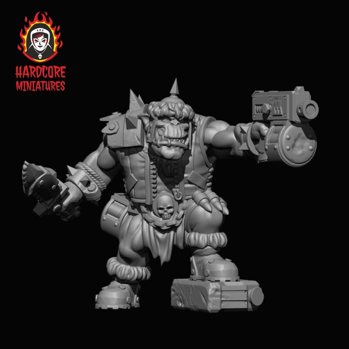 Hardcore Rider ORC : 32mm table top mini army builder