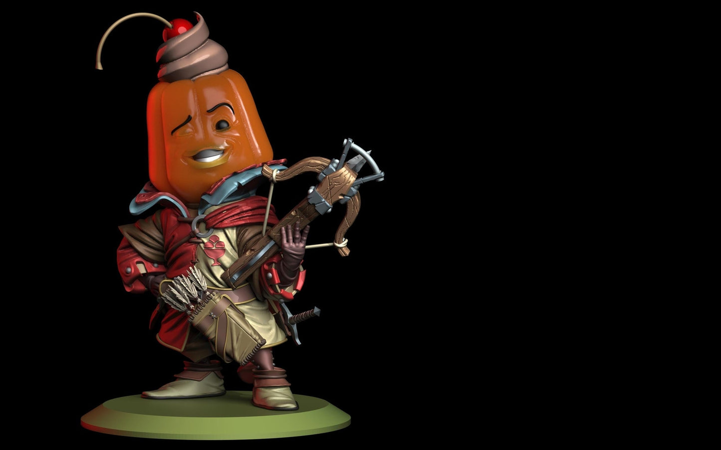 Jelly Crossbowman -- Food Fight! tabletop gaming DnD 32mm | 75MM