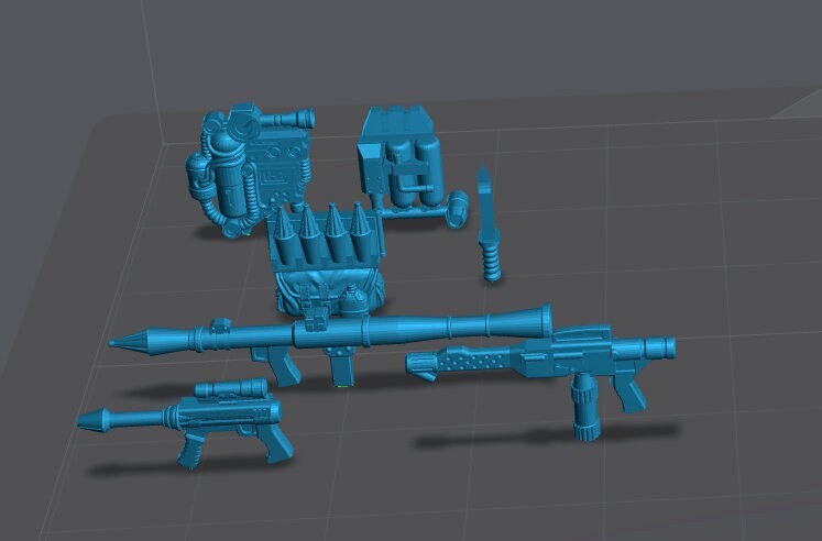 Cobra troopers 28mm army builder set 2 3d printed minis GI Joe tabletop