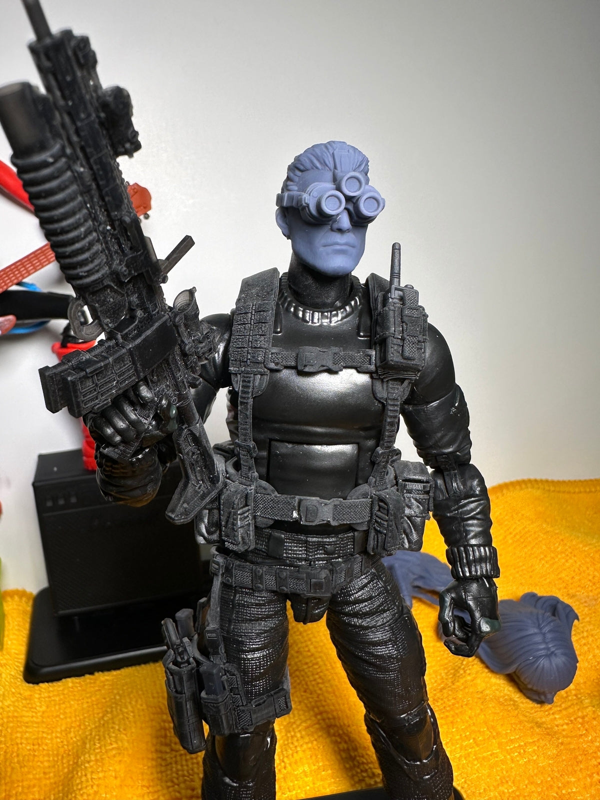 Sam Fisher Splinter Cell Head: 1/12 Scale Unpainted Figure