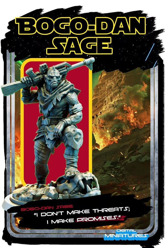 Bogo-dan Sage Scum and Villainy 32mm Minis tabletop gaming, DnD 5E Star Wars Le