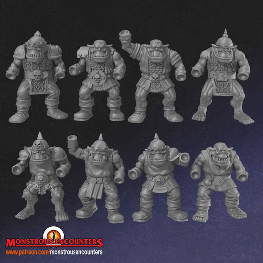 Orc Warriors Unit 28mm Modular Orc Ork Oldhammer Middlehammer