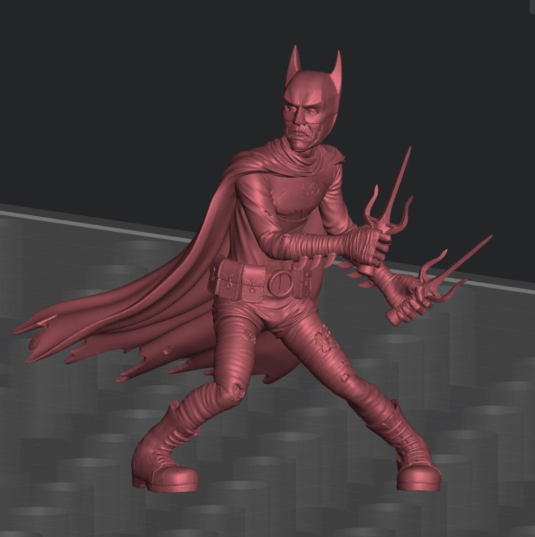 Necrobat ZOMBIE-CON : The Walking Nerds 32mm gaming miniature batman