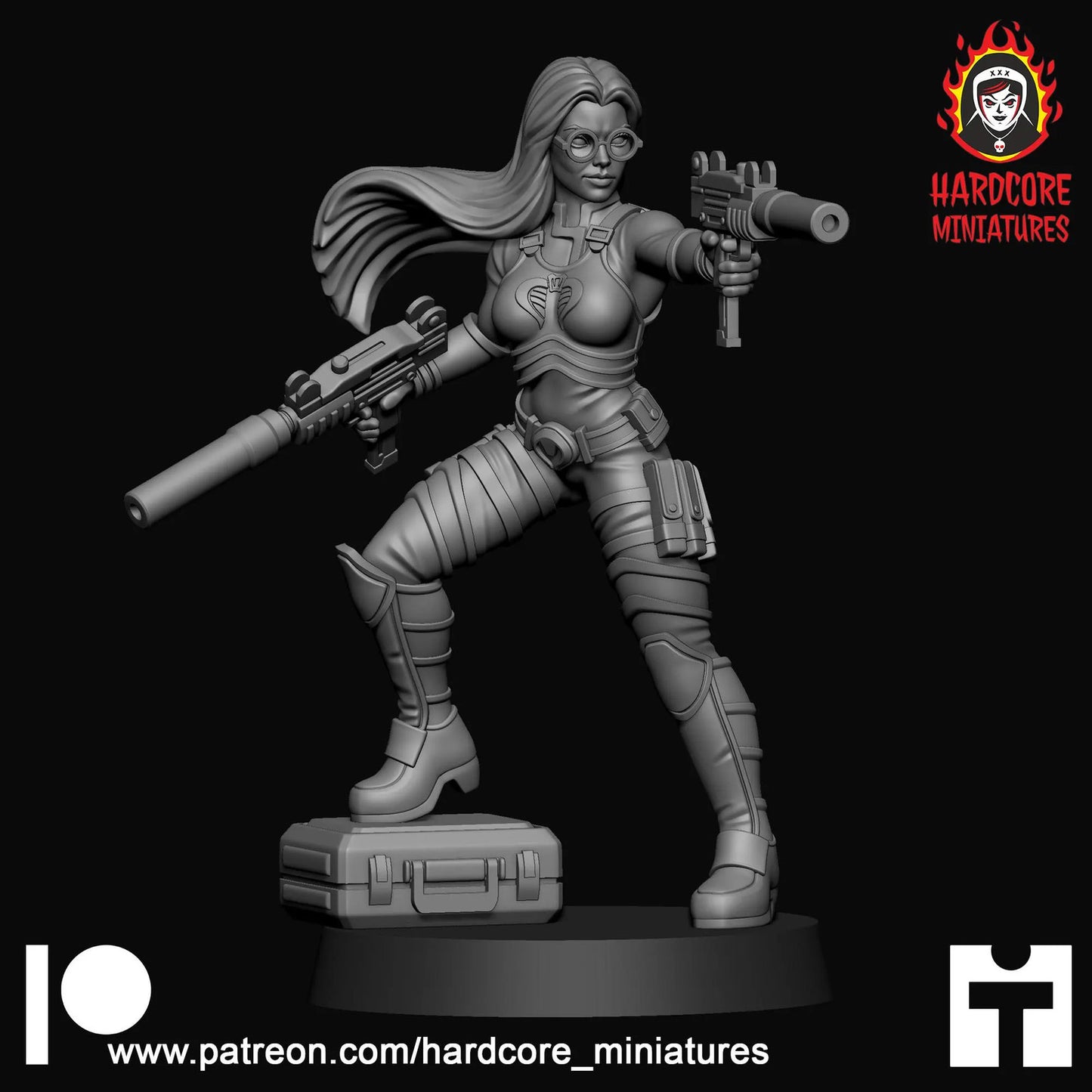 The Dutchess 32mm army builder set 1 3d printed minis tabletop hardcore miniatu