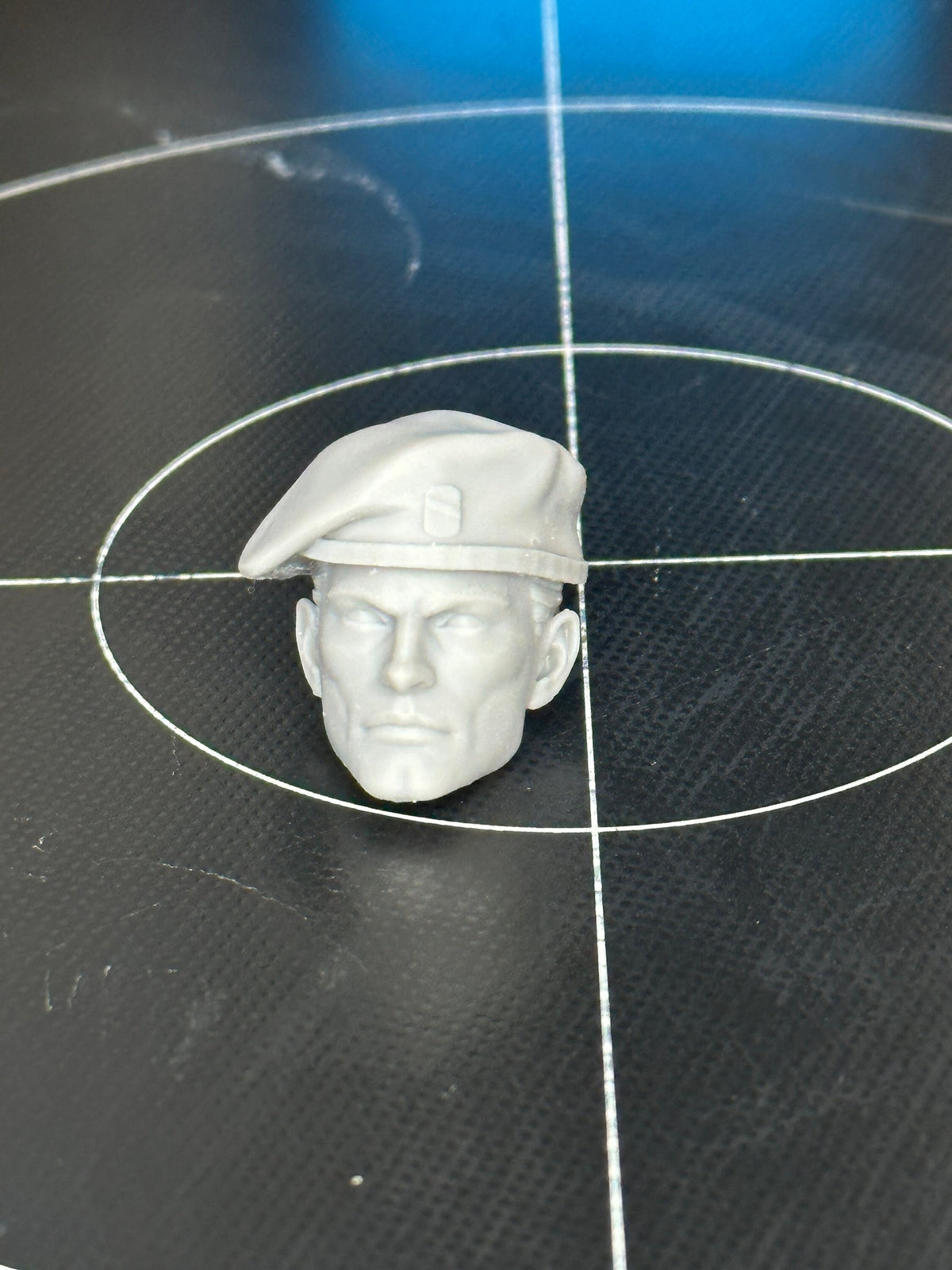 GI Joe Lt. Falcon head sculpt GI Joe Classified 1/12 scale head unpainted 1:12