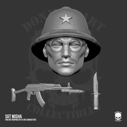seargent Misha Set 1:12 Toy Accessory custom action figures.
