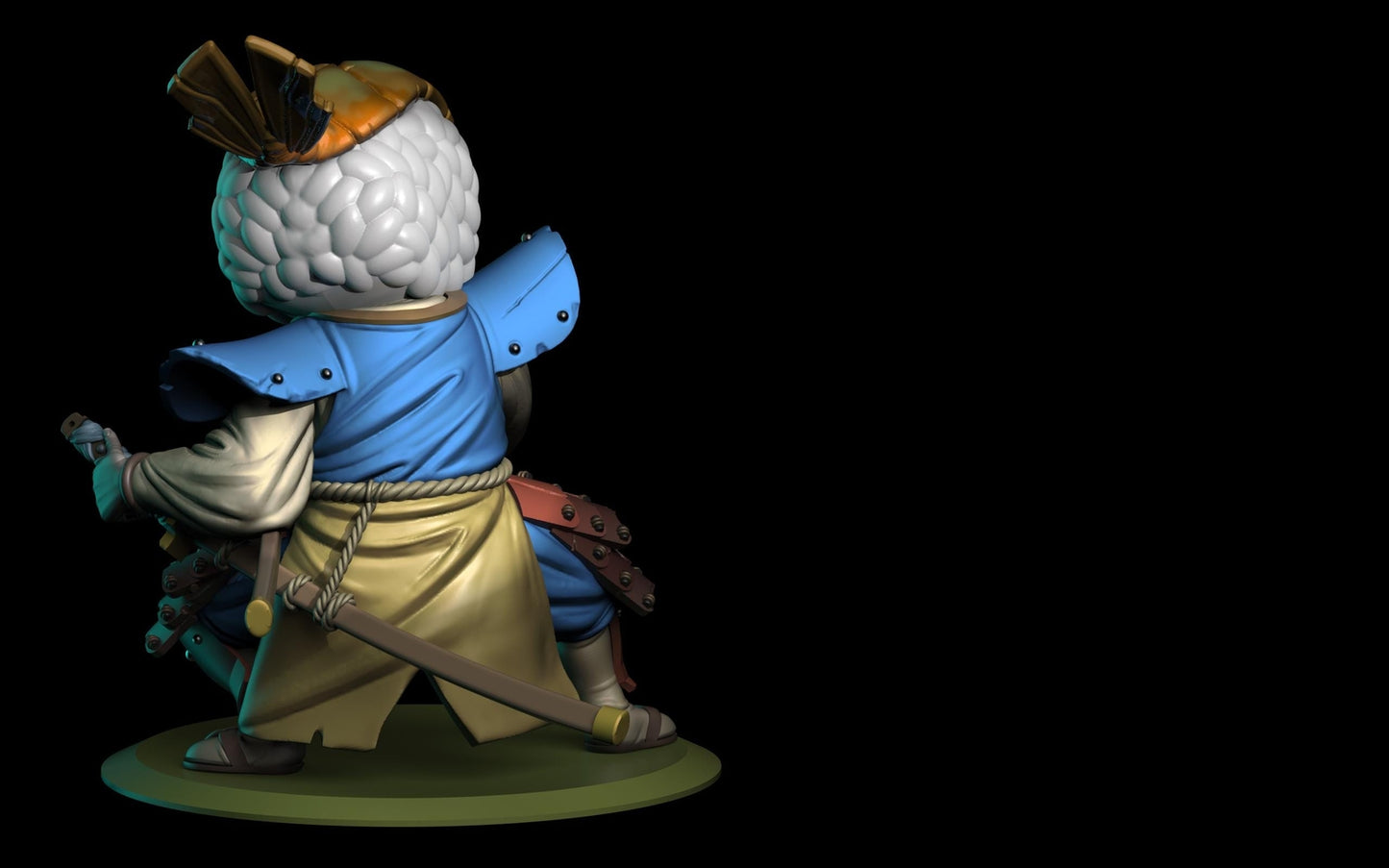 Shrimp Sushi Samurai -- Food Fight! tabletop gaming DnD 32mm | 75MM