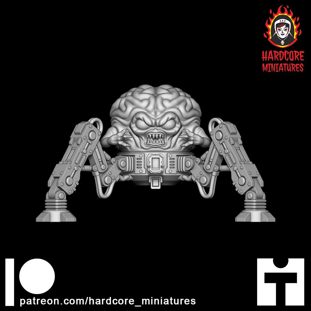 Doom arachnoBrain Standing 32mm dnd miniature doom video game Arachnotron