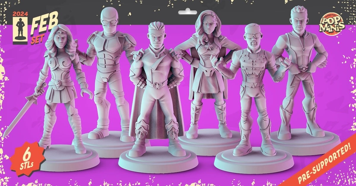 The Boys 34mm Minis tabletop gaming, DnD homelander, black noir