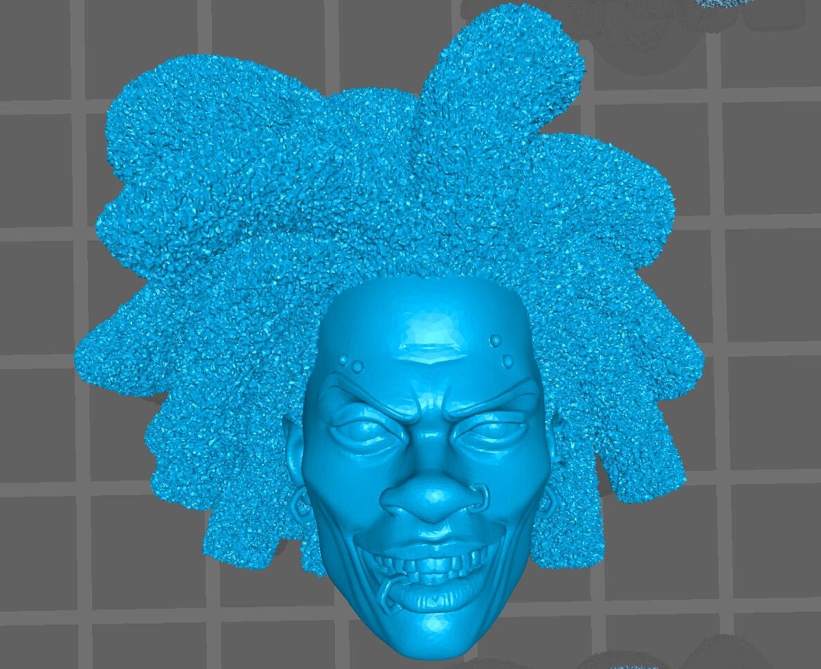 Hobart Brown Spider-Punk head sculpt GI Joe Classified 1/12 scale head unpainte