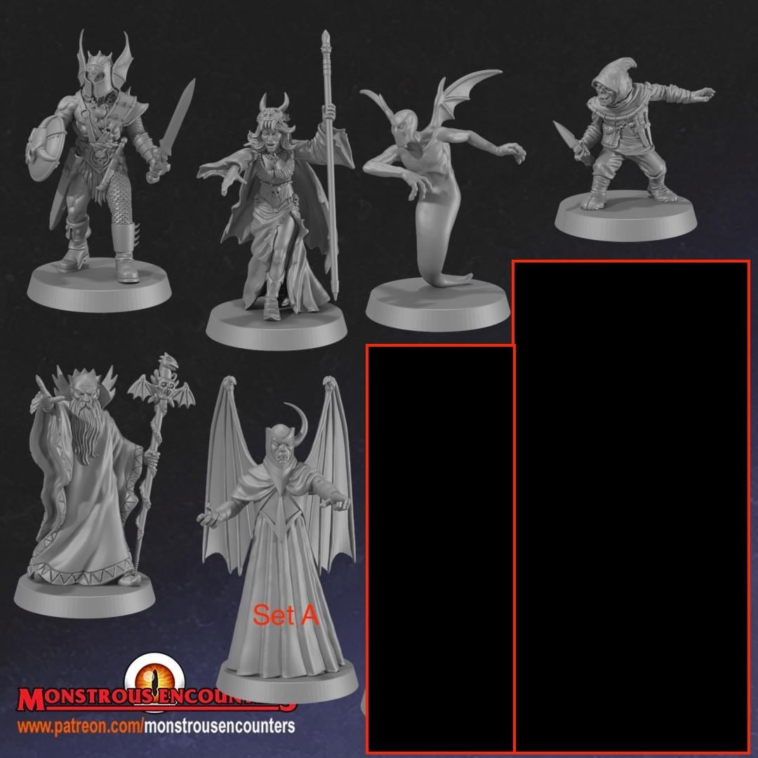 DnD Cartoon Show Miniatures Villains Venger Unpainted 28mm or 32mm Dungeons and
