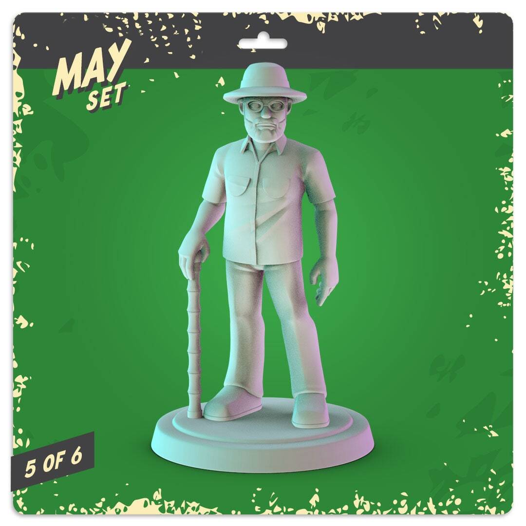 Jurassic park 3d printed mini's Pop mini 36mm pop culture 90's nostalgia DND