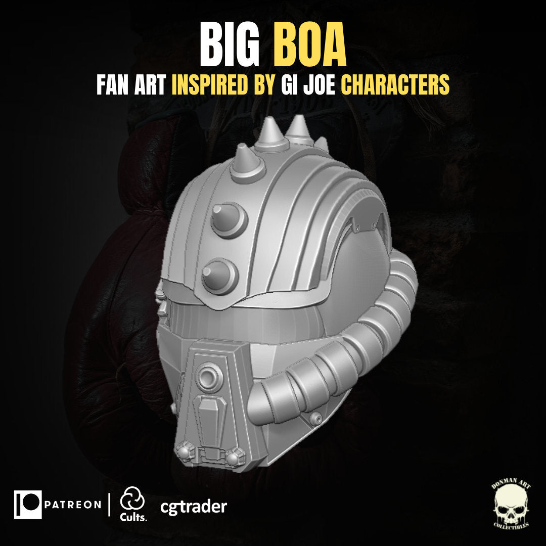 Big Boa Kit, head, harness, gloves for 6 inch action figures GI Joe Classified,