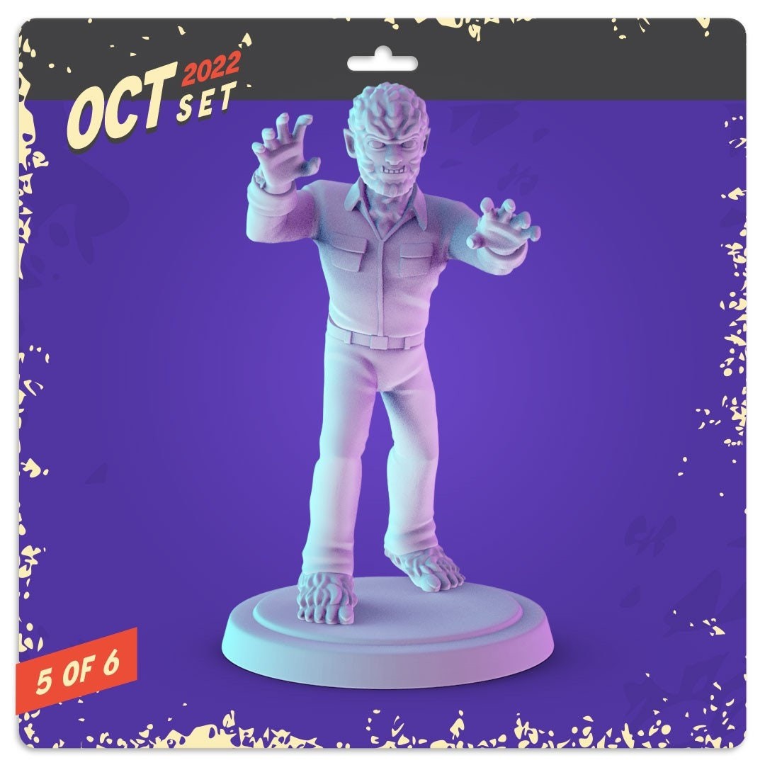 Classic horror Monsters 34mm tabletop mini's Dracula, Frankenstein, creature fr