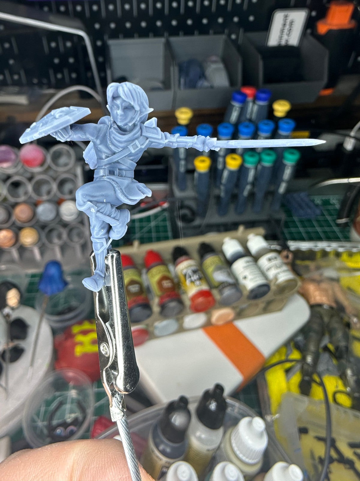 Elven Adventurer - 40mm Miniature | DnD Mini | Superhero Miniature | RN EStudios