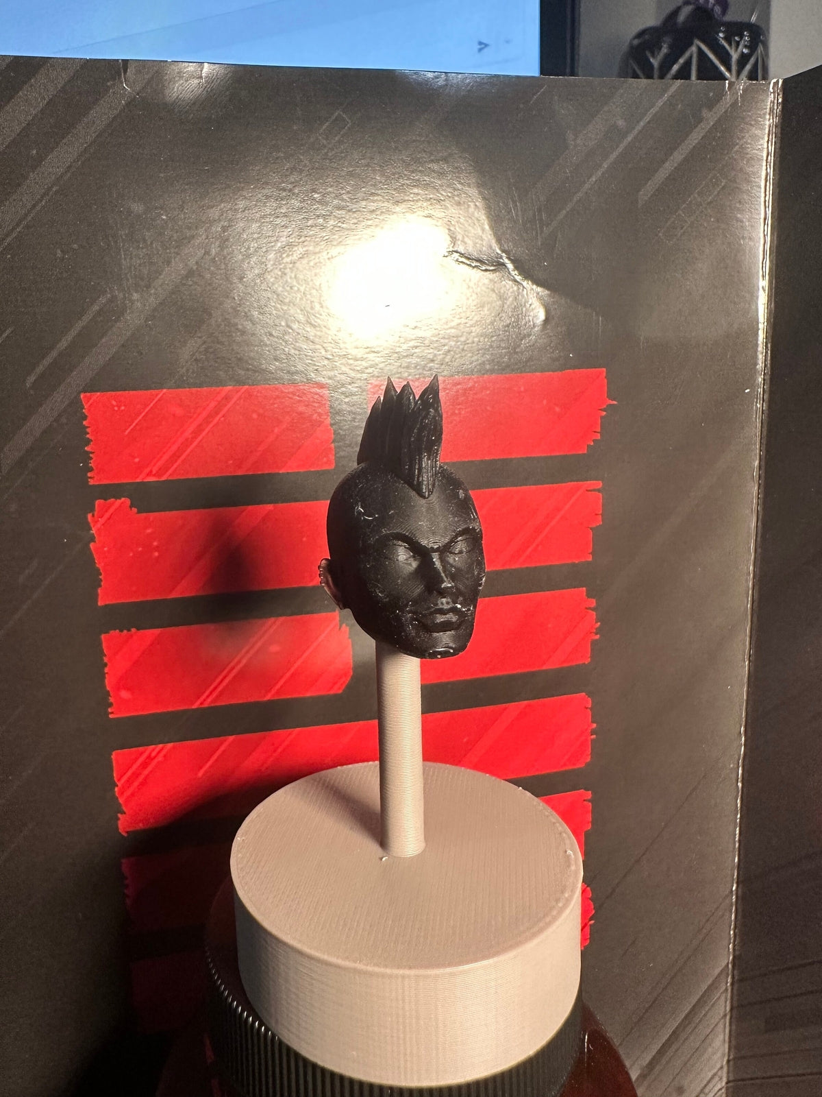 Punk Girl dreadnok Zarana head GI Joe Classified 1/12 scale head unpainted 1:12