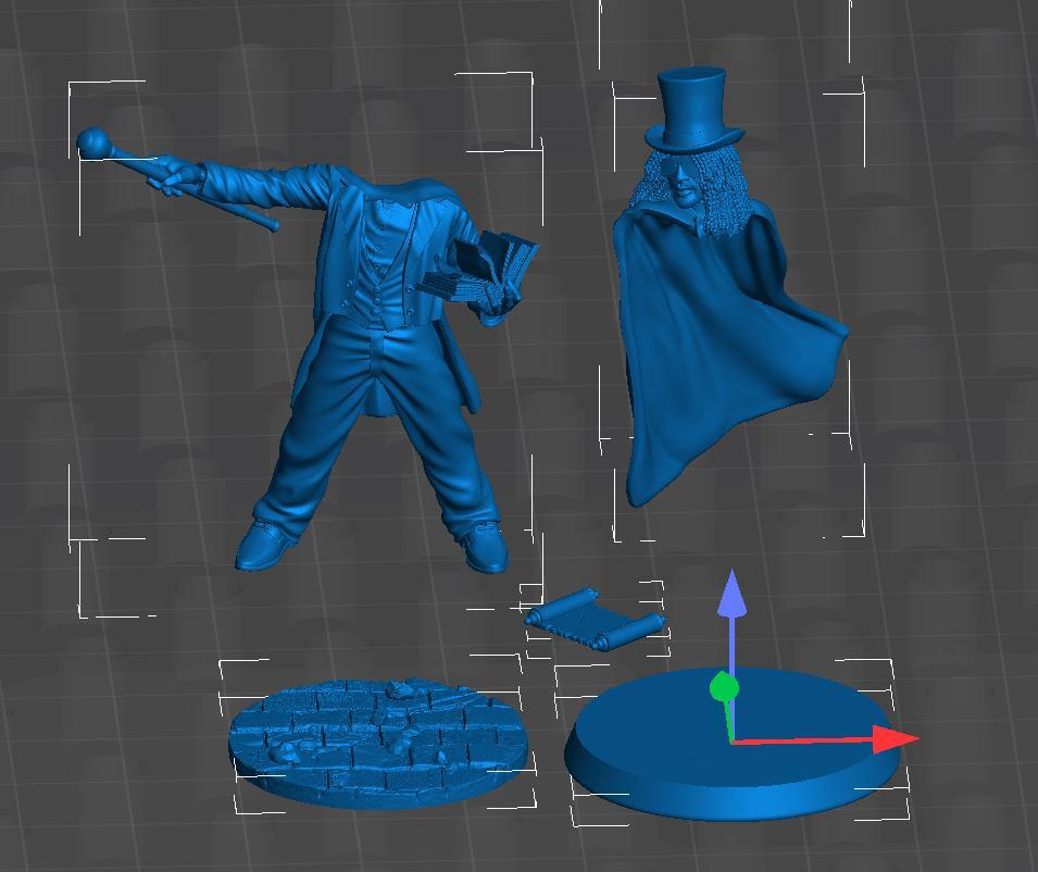 SLASHED HOUDINI -- Arkham's Nightmare DnD 32mm lovecraft horror SLASH