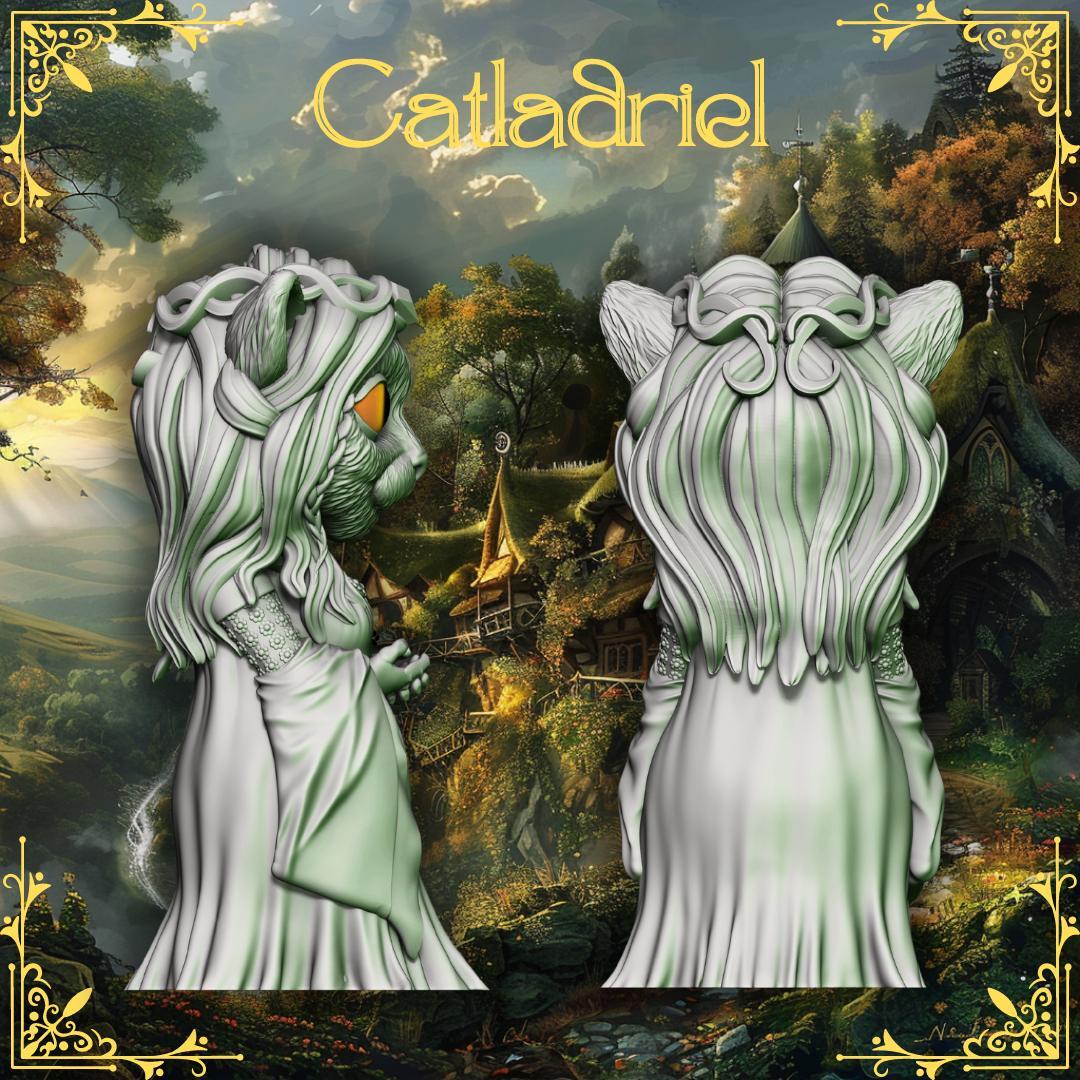 Lord of the Cats -- Catladriel |45mm Mini |LOTR Galadriel |