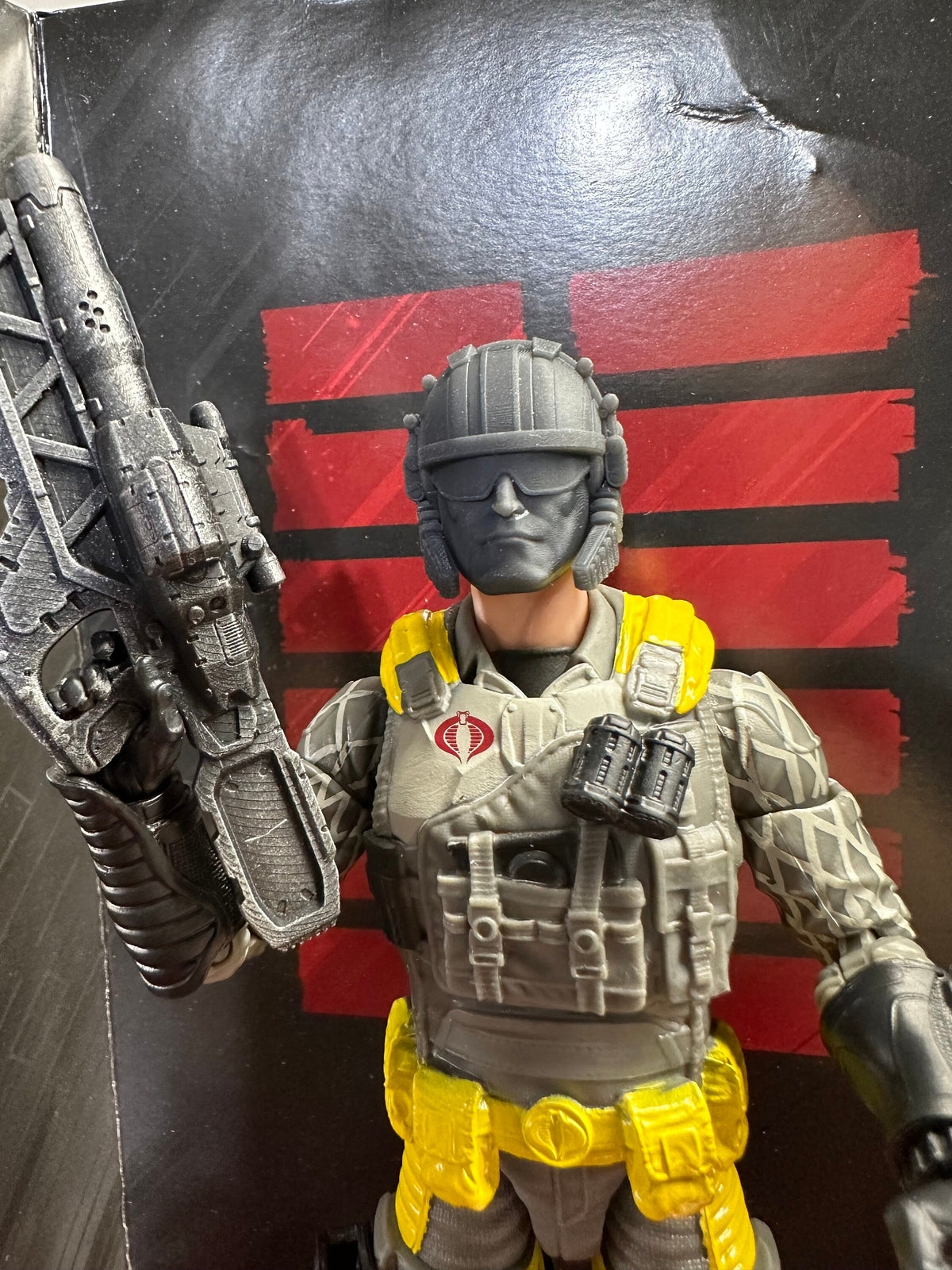 Tele viper trouble bubble G.I. Joe 1:12 head sculpt 3d printed resin