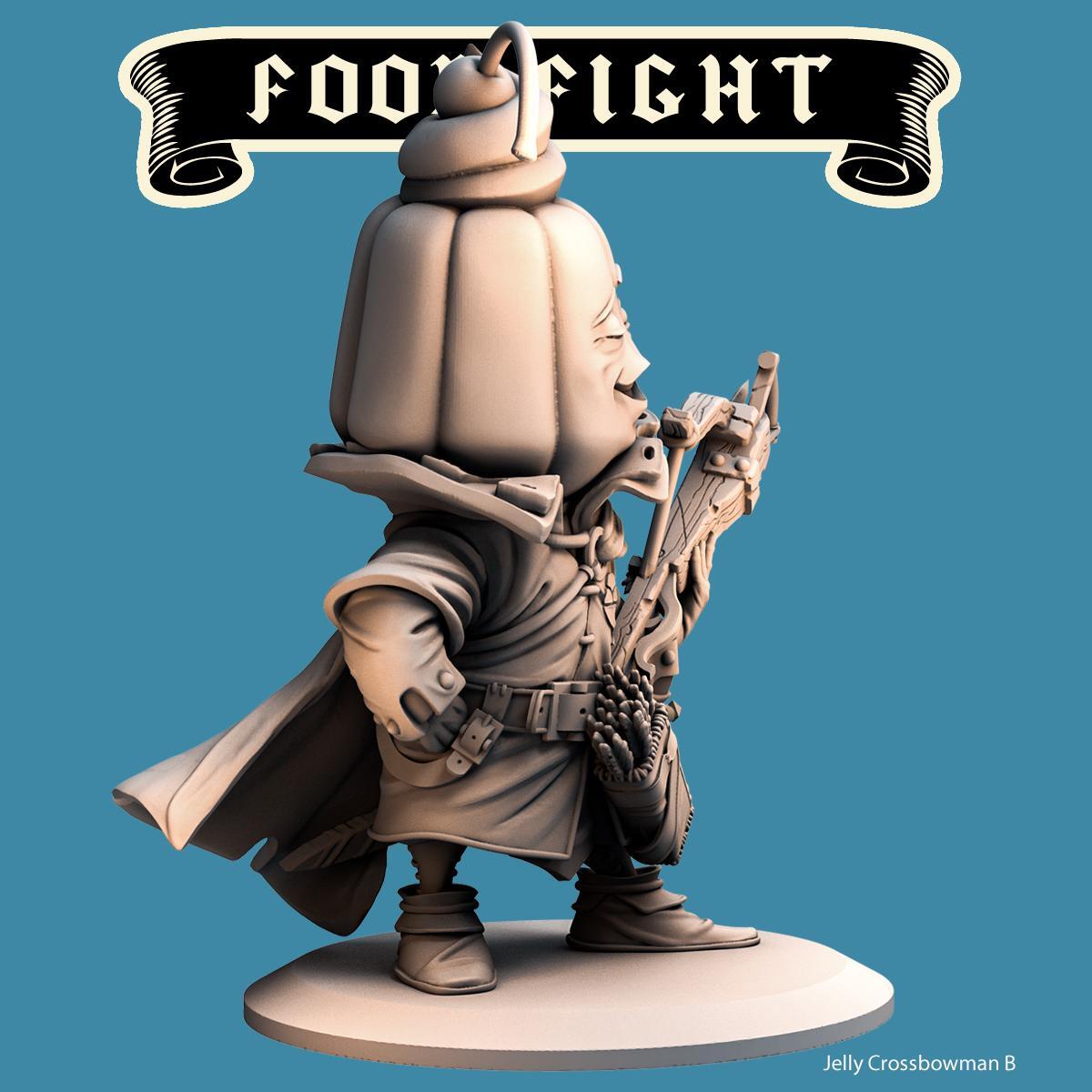 Jelly Crossbowman -- Food Fight! tabletop gaming DnD 32mm | 75MM