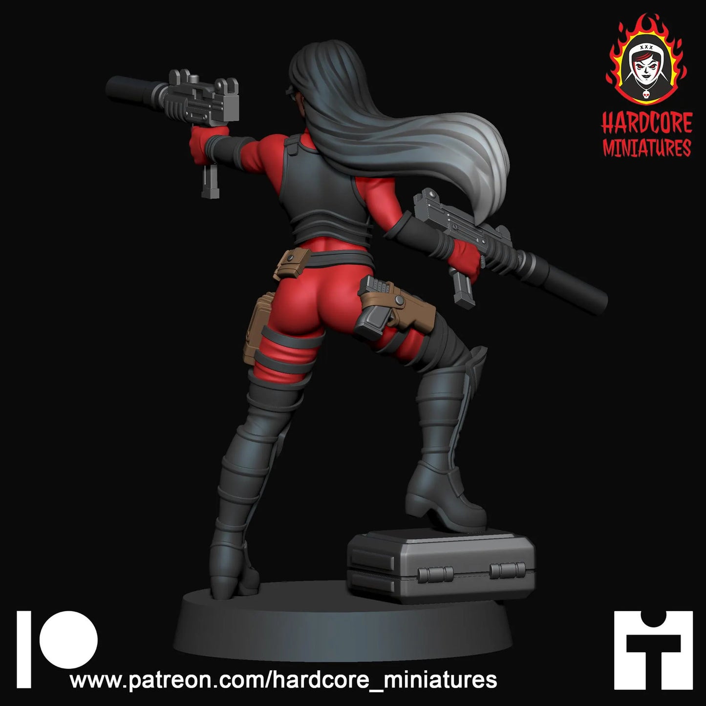 The Dutchess 32mm army builder set 1 3d printed minis tabletop hardcore miniatu