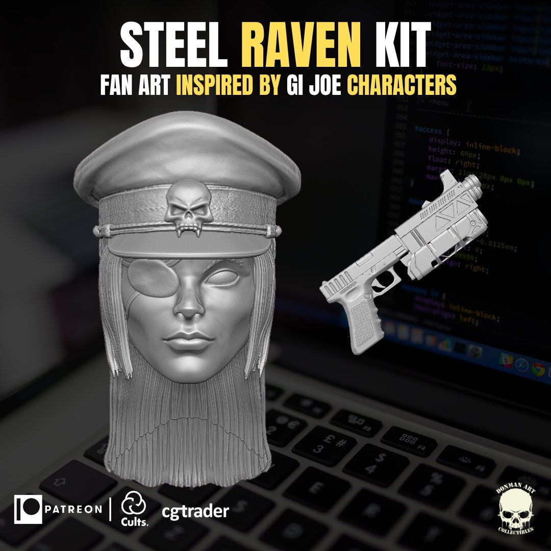 Steel Raven Set 1:12 Toy Accessory Free Shipping. GI Joe Classified, mezco, one