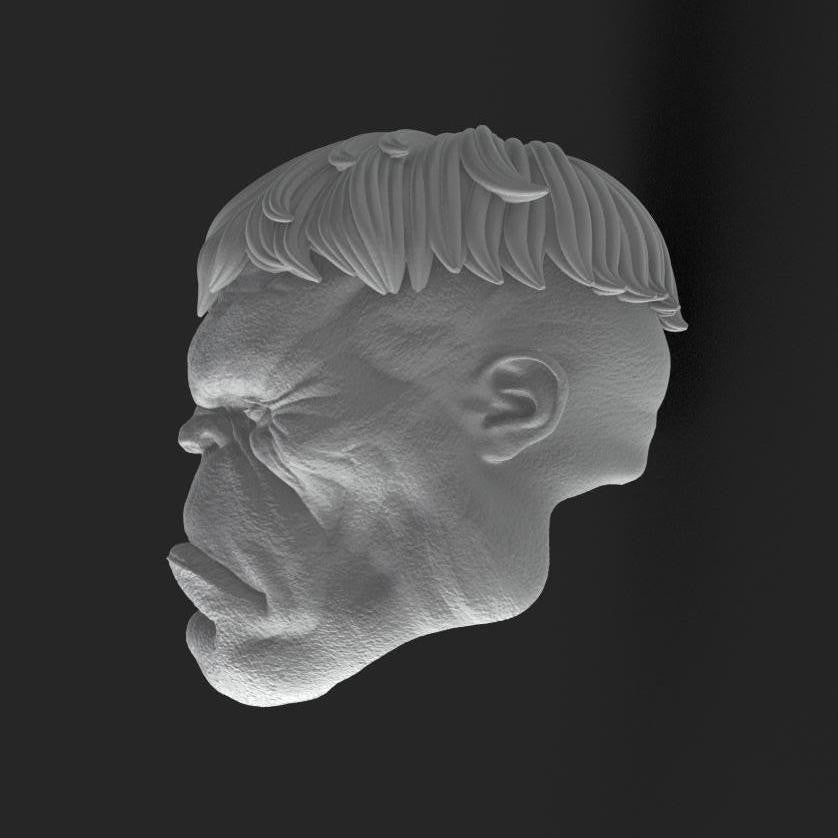 Grey Hulk head sculpt 1:12 6inch classified, GI joe, mezco, Marvel legend, blac