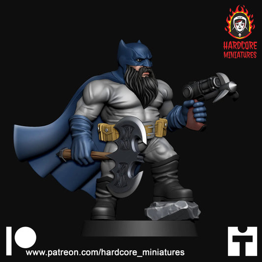 Bat Dwarf 28mm army builder set 1 3d printed minis tabletop hardcore miniatures