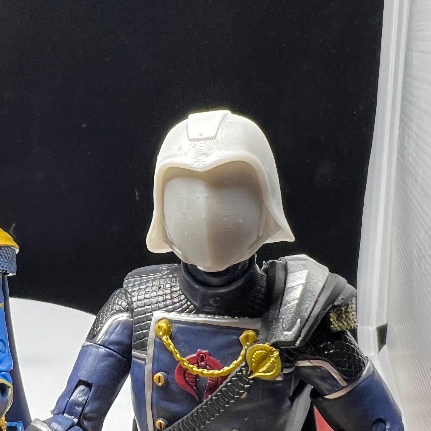Cobra Commander Classic Helmet GI Joe Classified 1/12 scale head unpainted 1:12