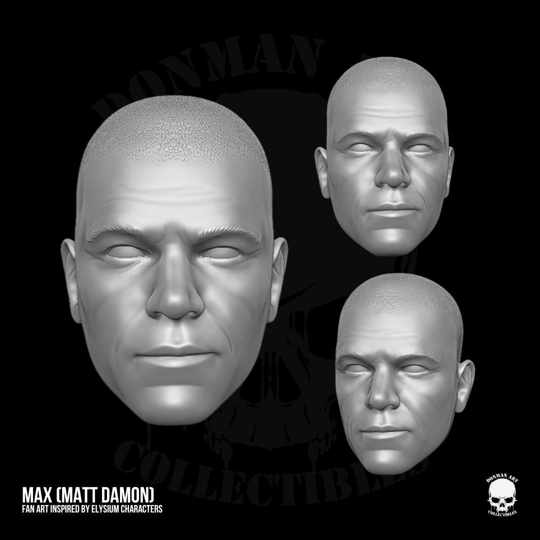 Elysium Max Matt Damon Set 1:12 Toy Accessory custom action figures.