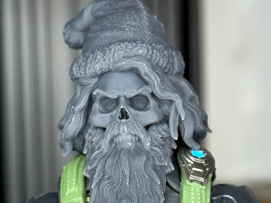 Santa Skull GI Joe Classified 1/12 scale head unpainted mezco legends 1:12 myth
