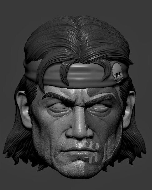 Hunter, Star Wars Bad Batch inspired head sculpt 1:12 6inch Star Wars Black Ser