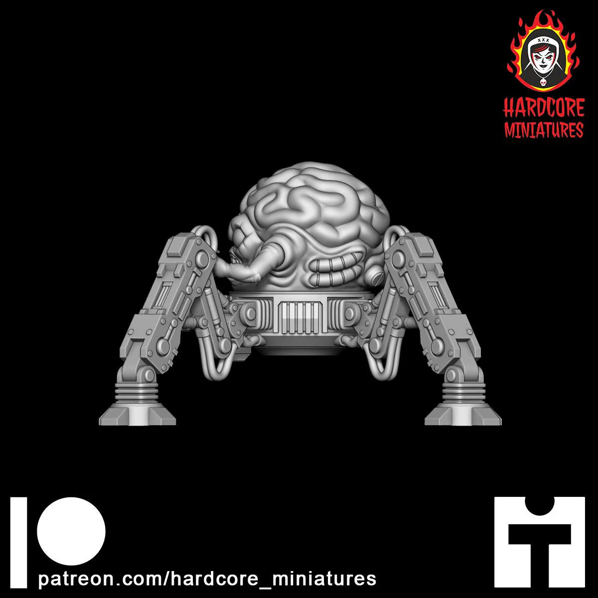 Doom arachnoBrain Standing 32mm dnd miniature doom video game Arachnotron