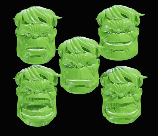 Animated Hulk head sculpt 1:12 6inch classified, GI joe, mezco, Marvel legend,