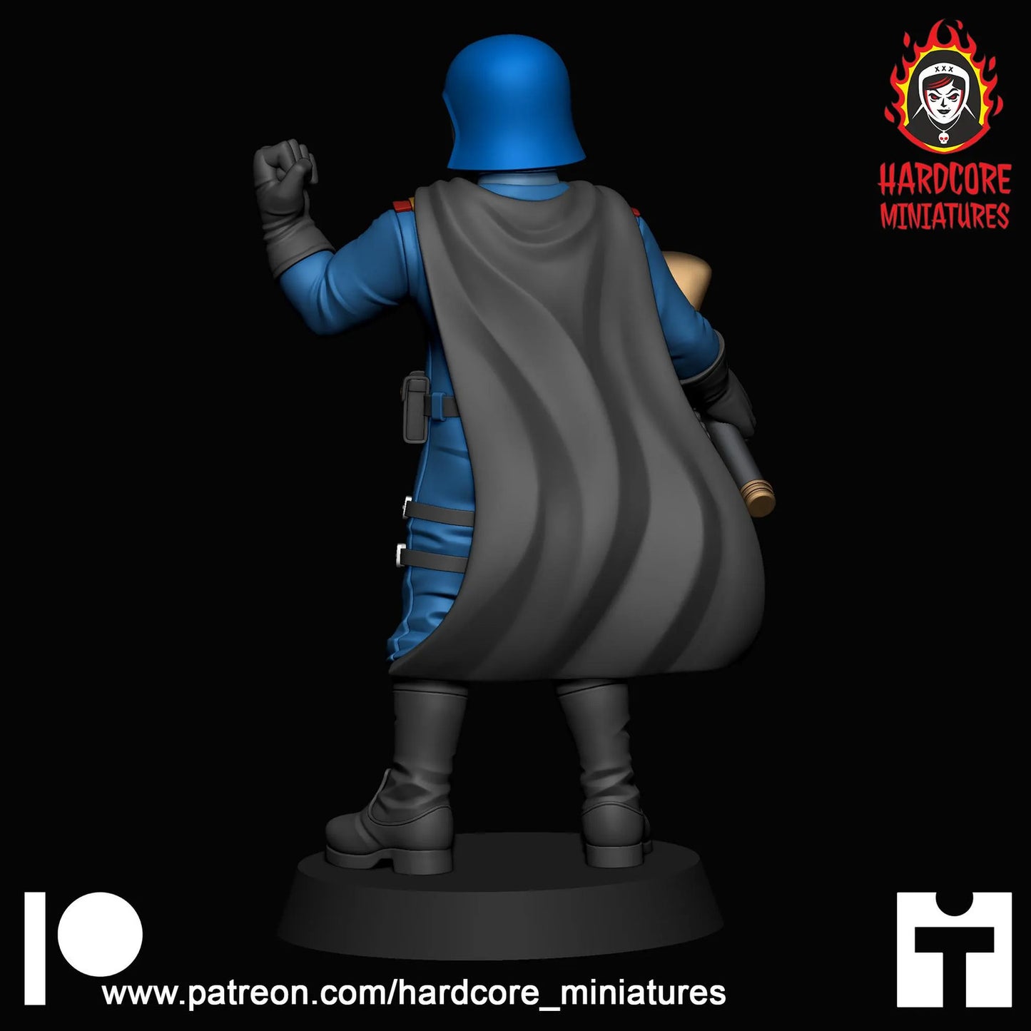 Snake Commander 32mm army builder set 1 3d printed minis tabletop hardcore mini